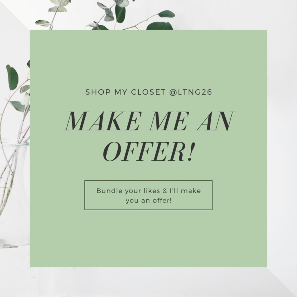 ALL REASONABLE OFFERS ACCEPTED!